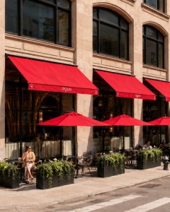 Outdoor dining NYC Aqua New York Flatiron terrace 902 Broadway